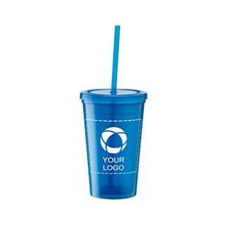Custom Promotional Cups With Straws