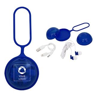 3-in-1 Charging Cable, Earbuds & Case
