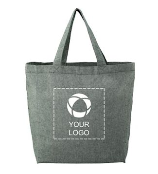 VistaPrint® Large Zip Cotton Tote Bag