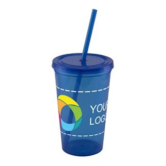 Zodiac Sign Acrylic Tumbler Cups with Straw