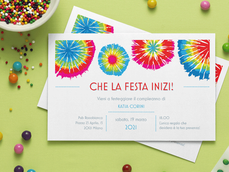 Inviti Di Compleanno E Omaggi Per Feste Vistaprint