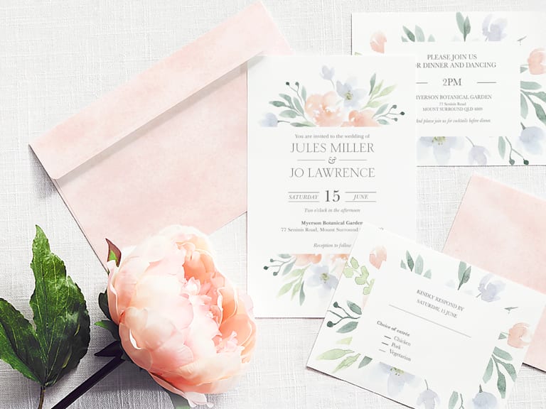 Wedding Invitations Custom Wedding Stationery Vistaprint