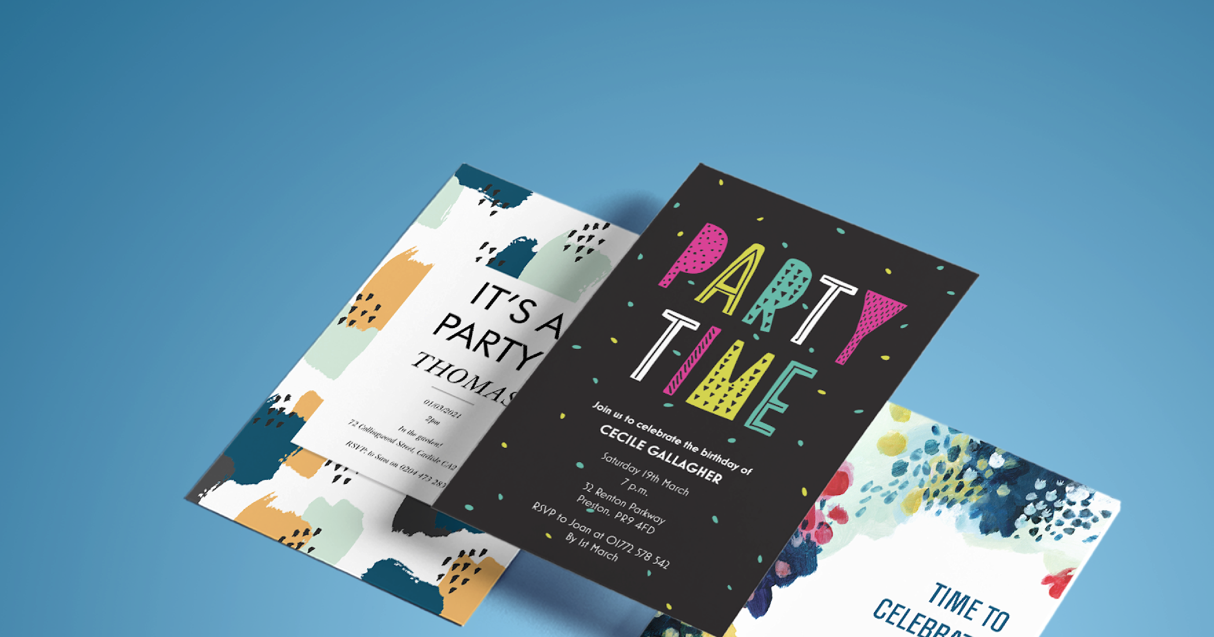 Personalised Stationery Invitations Vistaprint