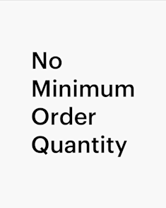 No Minimum Quantity