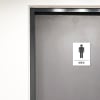 mens  restroom signs
