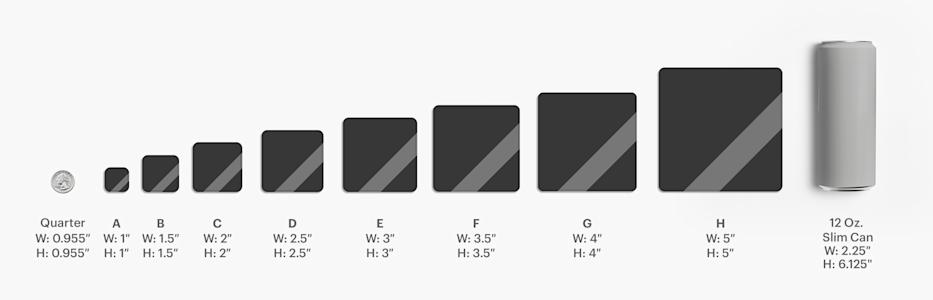 Square Packaging Labels