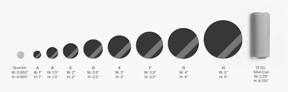Circle Packaging Labels