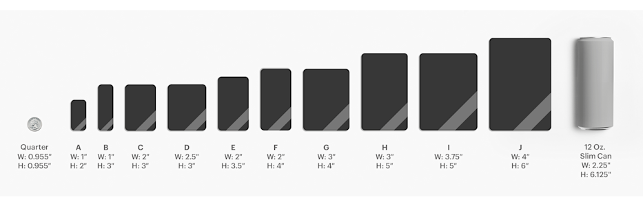Rectangle Packaging Labels