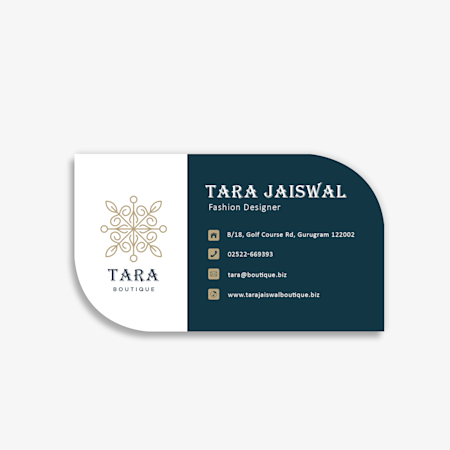 Leaf visiting cards