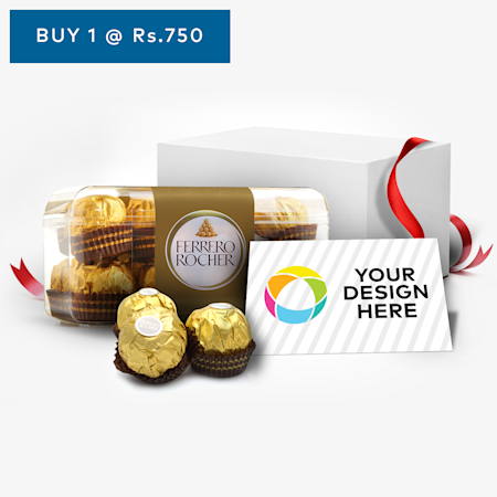 Ferrero Rocher Gift Hamper with Greeting Card