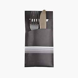 Bolsa para talheres descartáveis com guardanapo – Branco – 520 uni.