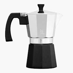 Cafeteira de expresso de alumínio para fogão