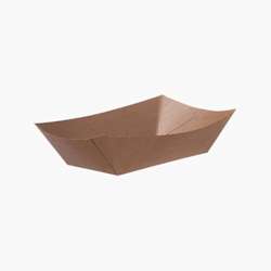 Bandeja de petiscos FSC® 800 ml – 21 x 15 x 5,5 cm – Castanho – 600 uni.