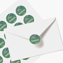 Etiquetas adesivas para envelopes