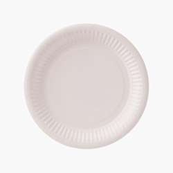Pratos de papel – Redondos 20 cm – Branco – 1000 uni.