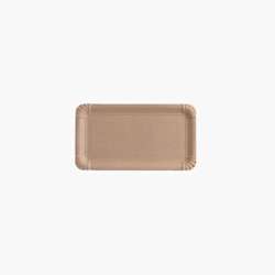 Pratos de papel – Retangulares 17 x 11 cm – Castanho – 2000 uni.