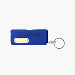 Chaveiro 3‑em‑1 de ferramenta com luz