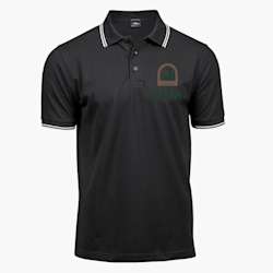 Camisa polo Tee Jays Luxury Stretch Tipped para homens
