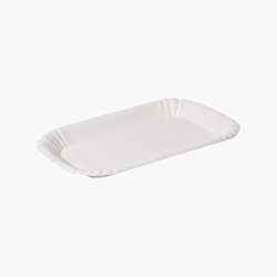 Bandeja de papel – 15 x 23 x 2 cm – Branco – 1000 uni.