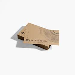 Cartões de visita em papel robusto