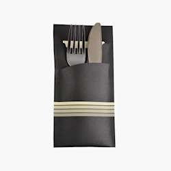 Bolsa para talheres descartáveis com guardanapo – Champanhe – 520 uni.