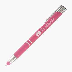 Caneta esferográfica Stylus Soft-Touch Brights – Tinta Preta