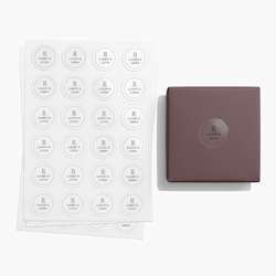 Folhas de autocolantes de plástico transparente