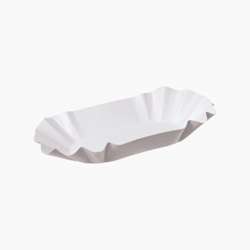 Bandeja de papel – 10,5 x 19 x 3,5 cm – Branco – 1000 uni.