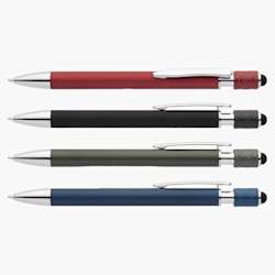 Caneta stylus com ponta giratória em alumínio Flow