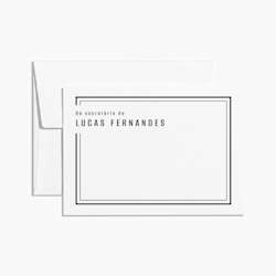 Cartões de notas personalizados