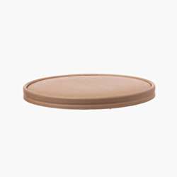 Tampa para taça de salada em cartão 500/750 ml – Castanho – 300 uni.