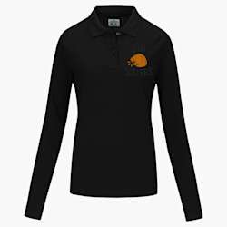 Polo de manga comprida CottoVer® Pique para mulher