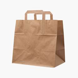 Sacos de compras em papel – 260 x 170 x 260 mm – Castanho – 250 uni.