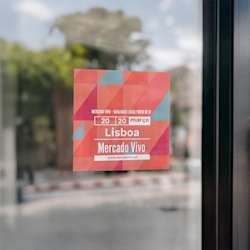 Autocolantes reposicionáveis para janela