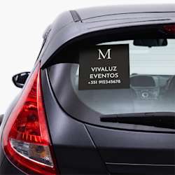 Autocolantes para vidros de carros