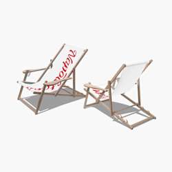 Cadeiras de praia premium com apoios para braços