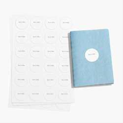 Folhas de autocolantes de papel