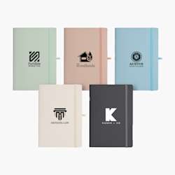 Caderno de folhas pautadas de papel de pedra A5 Monolith