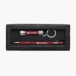 Conjunto de oferta de Caneta stylus de toque suave e lanterna – tinta preta