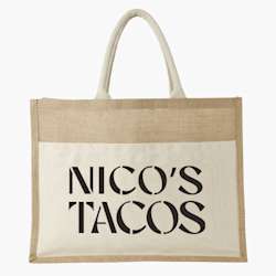 Saco de compras de juta Mumbay – 35 x 45 cm
