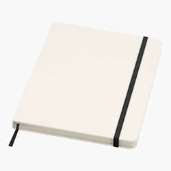 Caderno Bass A5 pautado de capa dura
