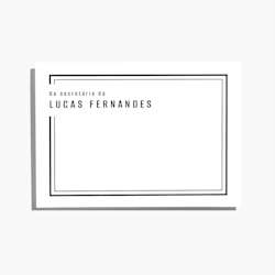 Cartões de notas personalizados