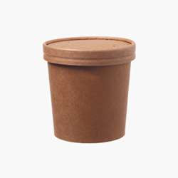 Tigelas de sopa FSC® 360 ml – Castanho – 500 uni.