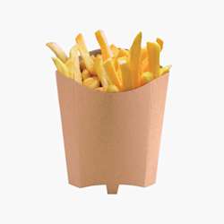 Caixas para batatas fritas 196 ml - Castanho - 1000 uni.