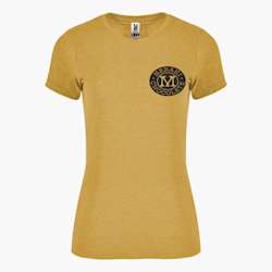 T-shirt Roly® Fox Heathered para mulher