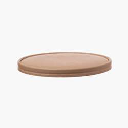 Tampa para taça de salada em cartão 1000/1200 ml – Castanho – 300 uni.