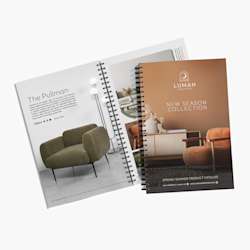 Booklets com encadernação térmica (tipo livro)