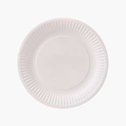 Pratos de papel – Redondos 23 cm – Branco – 500 uni.