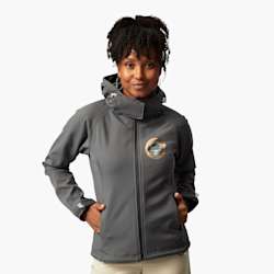 Casaco softshell B&C™ com capuz para mulher