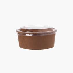 Tampas para taça de salada em plástico reciclado 500/750 ml – 300 uni.